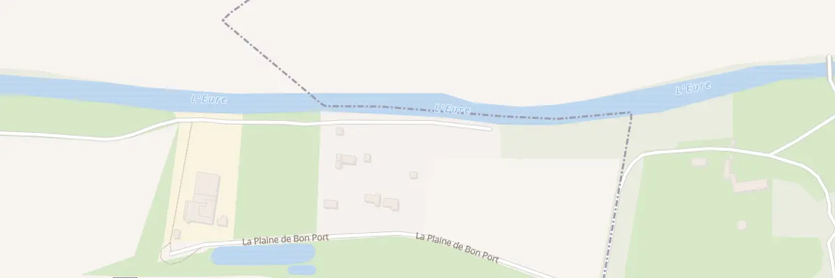Plan du 1B Plaine Bon Port à Criquebeuf-sur-Seine