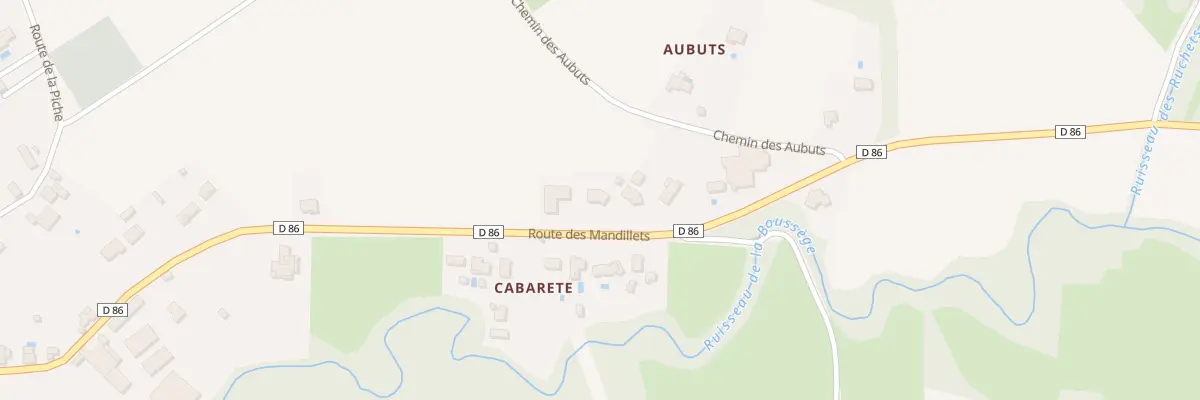 Plan du 23B Rte des Mandillets au Plan