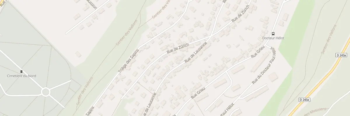 Plan du 31 Rue de Lausanne à Rouen
