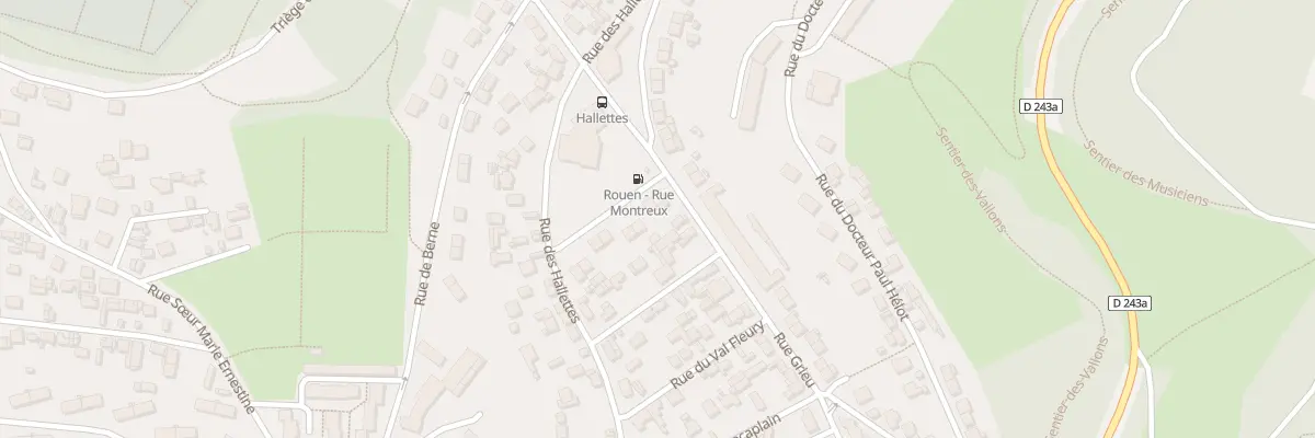 Plan du 26 Rue de Montreux à Rouen