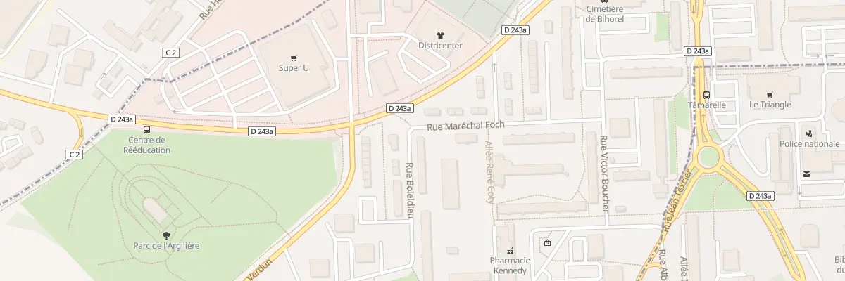 Plan du 16 Rue Boieldieu Bihorel à Bihorel