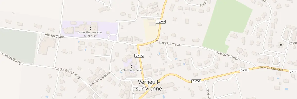 Plan du 5021 Le Bourg à Verneuil-sur-Vienne