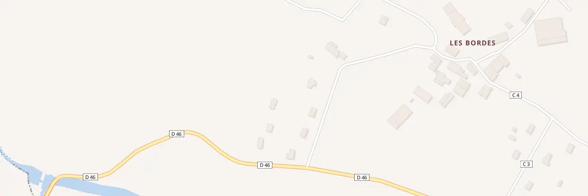 Plan du 1E Les Bordes à Lavignac