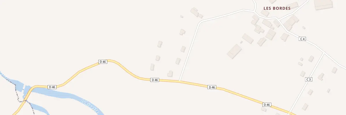 Plan du 1C Les Bordes à Lavignac