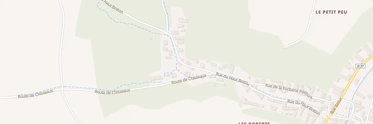 Plan du 22 Rue du Haut Breton à Chissay-en-Touraine