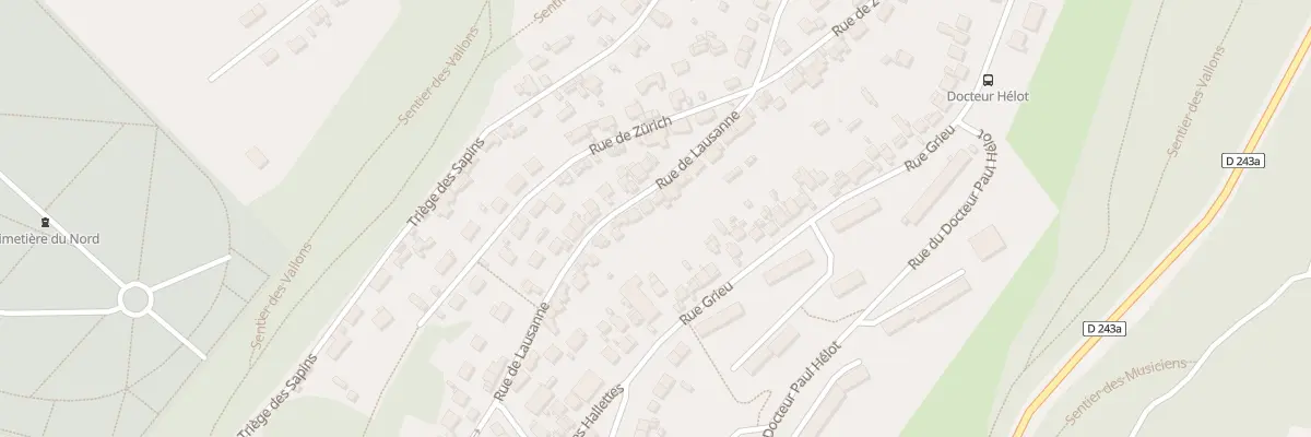 Plan du 26 Rue de Lausanne à Rouen