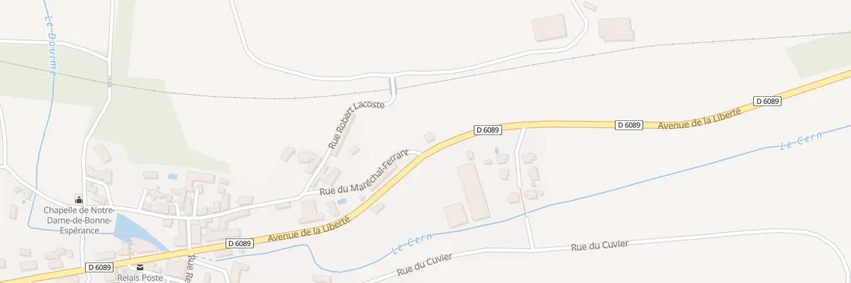 Plan du 3 Rue du Maréchal-Ferrant à Azerat