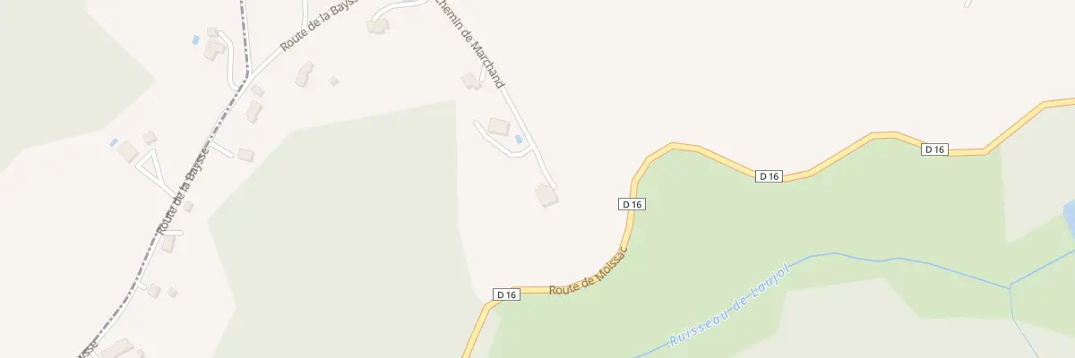 Plan du 240 Che de Marchand à Durfort-Lacapelette