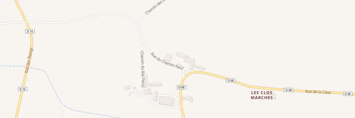 Plan du 3 Rue du Chemin Neuf à Lancôme