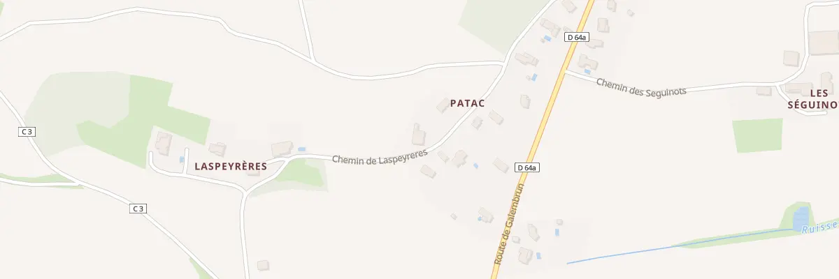 Plan du 23 Enjaude à Pelleport