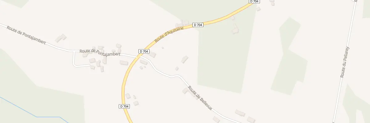 Plan du 125 Rte de Bellevue à Lanouaille