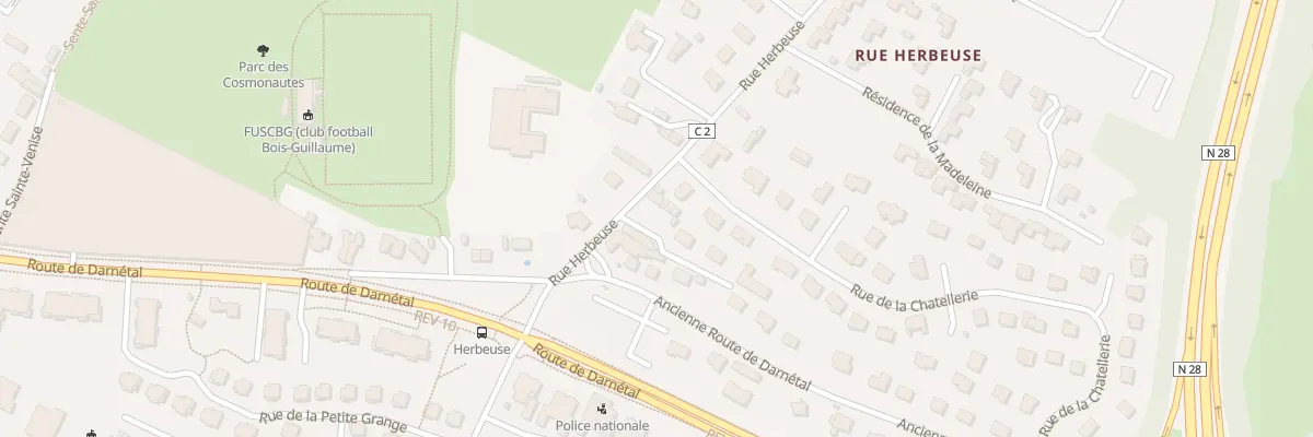 Plan du 1164 Rue Herbeuse à Bois-Guillaume