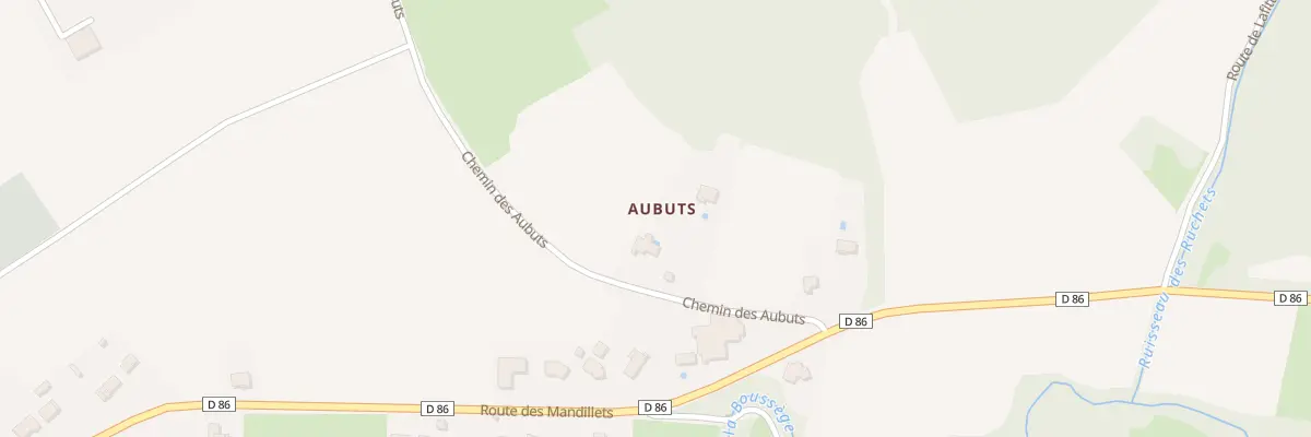 Plan du 8 Che des Aubuts au Plan