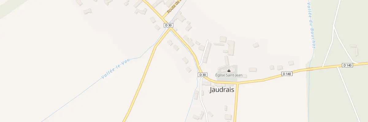 Plan du 25 Rue de la Mairie à Jaudrais