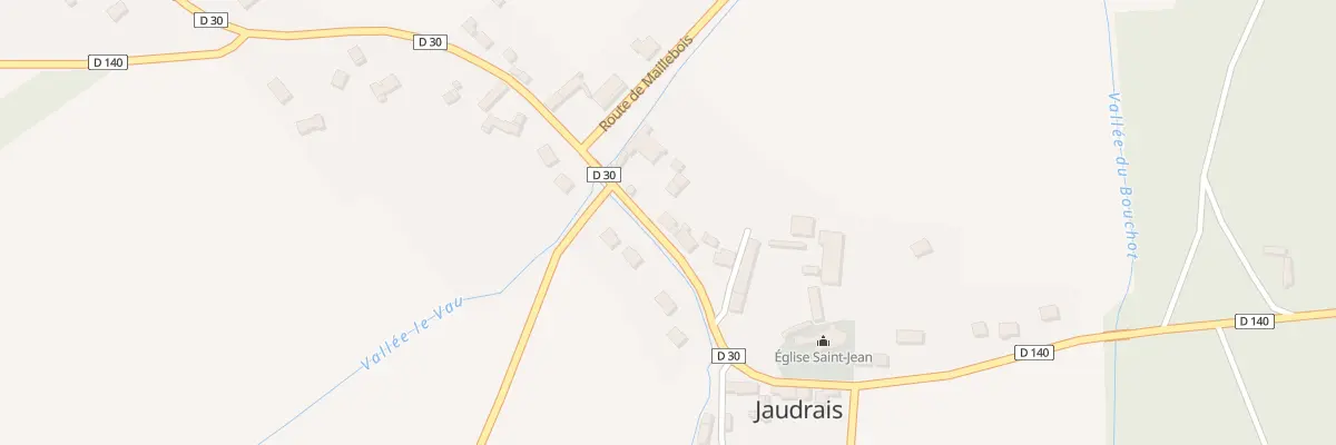 Plan du 24 Rue de la Mairie à Jaudrais