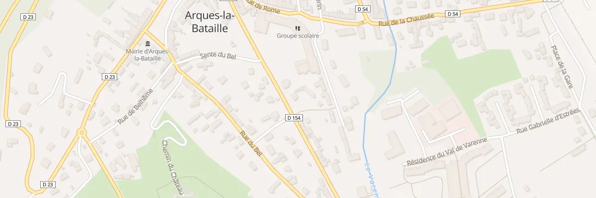 Plan du 17 Rue de la Libération à Arques-la-Bataille