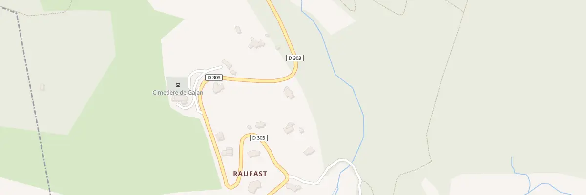 Plan du 5291 Raufast à Gajan