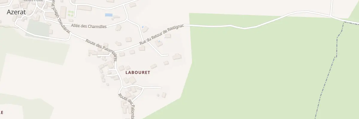 Plan du 8 Pl de Mourival à Azerat