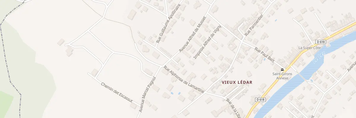Plan du 31 Av Alfred de Musset à Saint-Girons