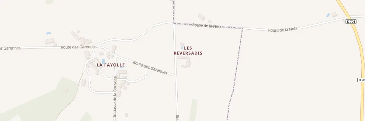 Plan du 91 La Fayolle à Granges-d’Ans