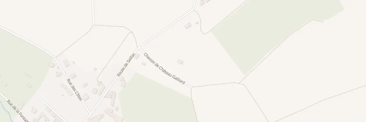 Plan du 1 Che de Château Gaillard à Mesland