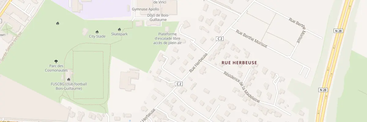 Plan du 1313 Rue Herbeuse à Bois-Guillaume