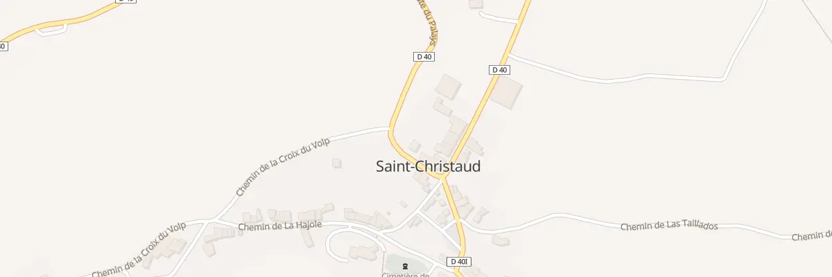 Plan du 53 Village à Saint-Christaud