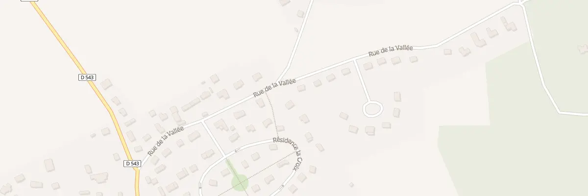 Plan du 16 Rue de la Vallée à Aviron