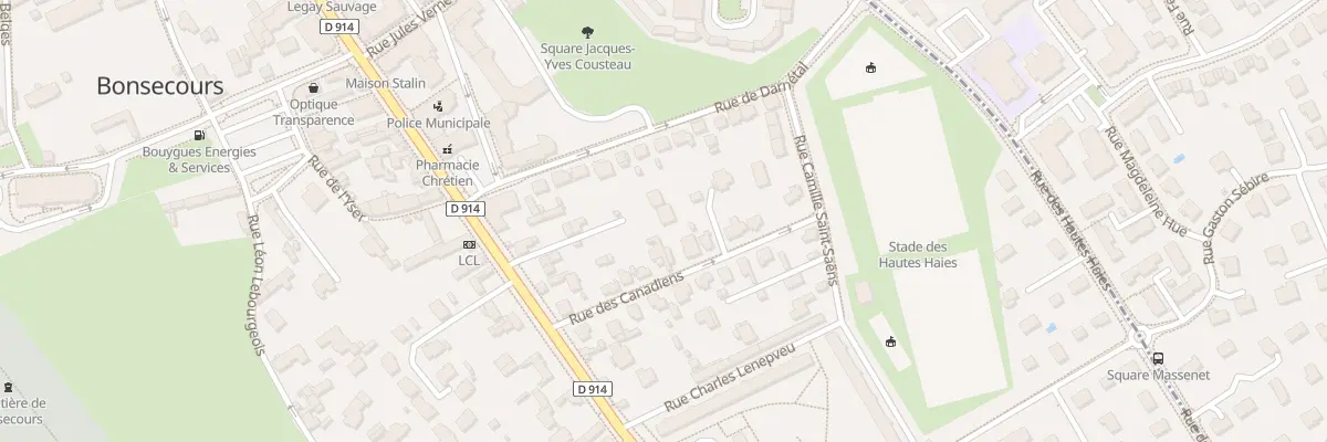 Plan du 34 Rte de Paris à Bonsecours