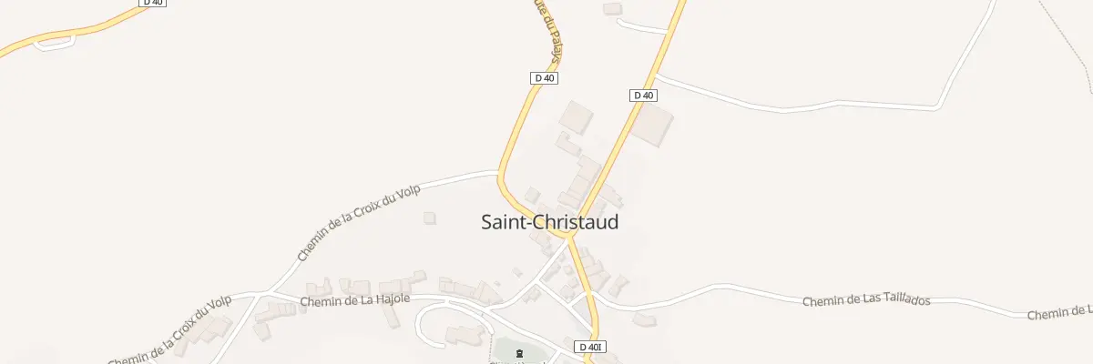 Plan du 54 Village à Saint-Christaud