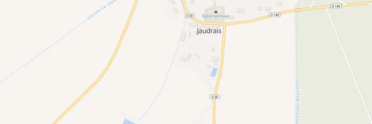 Plan du 10 Che de la Cour de l’Auberge à Jaudrais