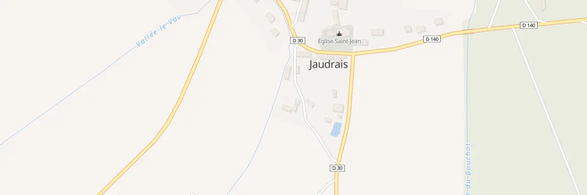 Plan du 8 Che de la Cour de l’Auberge à Jaudrais
