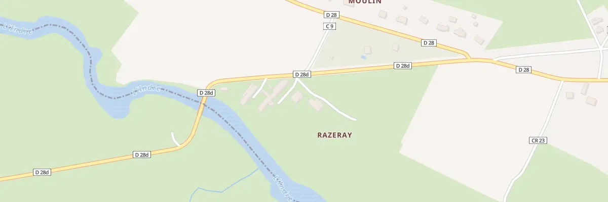 Plan du 5102 Razeray à Saint-Cyran-du-Jambot