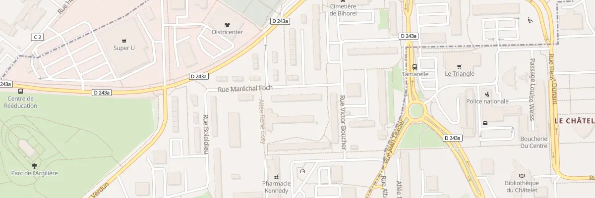Plan du 5 Imm Limousin Rue Mal Foch à Bihorel