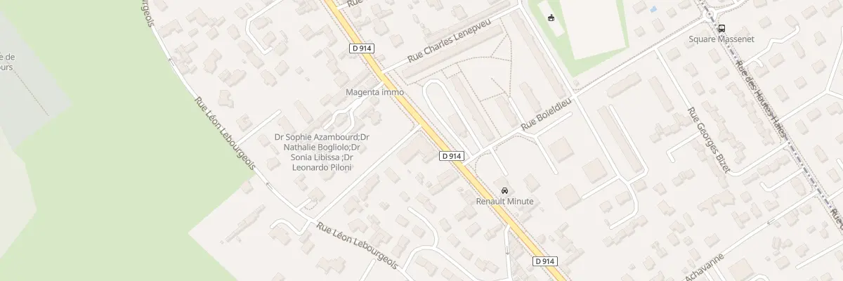 Plan du 1 Rue du Commandant Ledru à Bonsecours