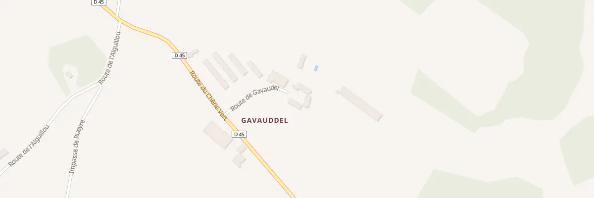 Plan du 63 Gavaudel à Besse