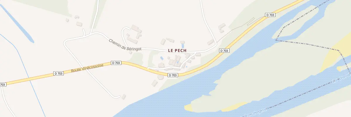 Plan du 95 Le Pech à Saint-Vincent-de-Cosse
