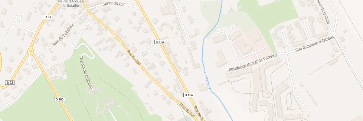 Plan du 33 Rue de la Libération à Arques-la-Bataille