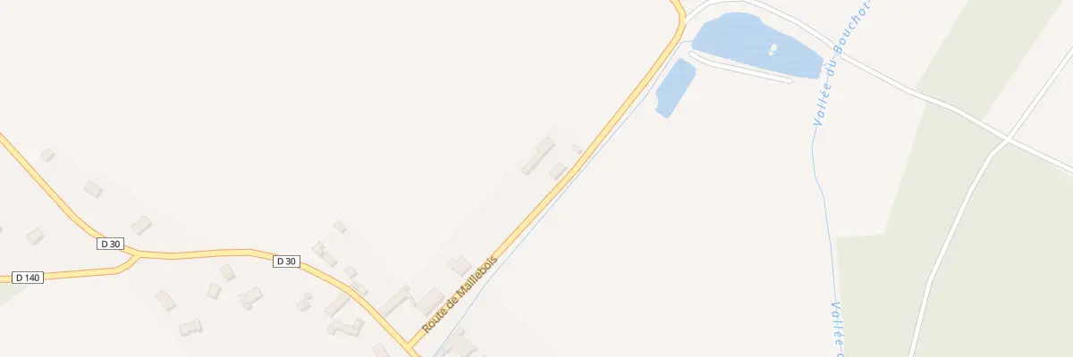 Plan du 15 Rte de Maillebois à Jaudrais