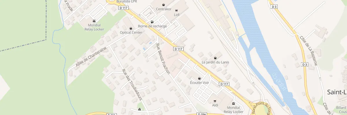 Plan du 267 Blanc à Saint-Lizier