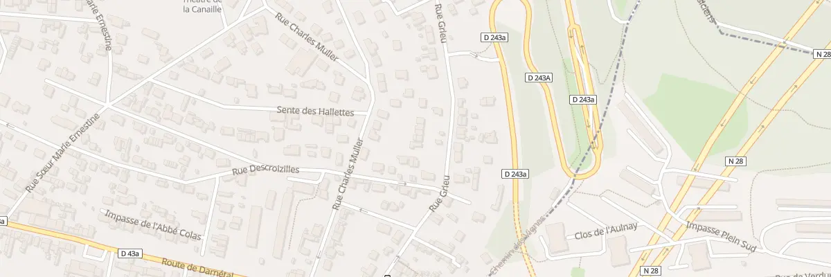 Plan du 15 Rue Grieu à Rouen