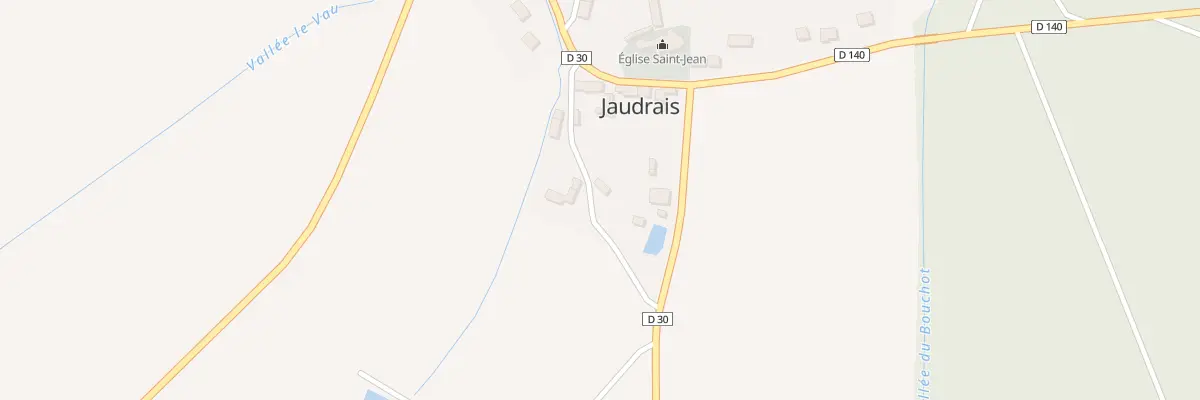 Plan du 7 Che de la Cour de l’Auberge à Jaudrais