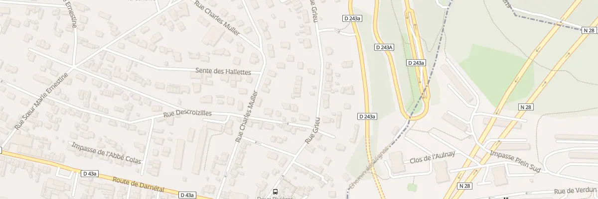 Plan du 13 Rue Grieu à Rouen