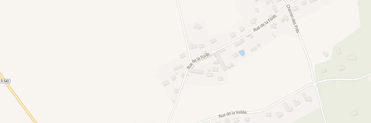 Plan du 7 Rue de la Forêt à Aviron