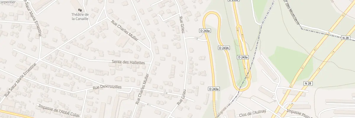 Plan du 35 Rue Grieu à Rouen