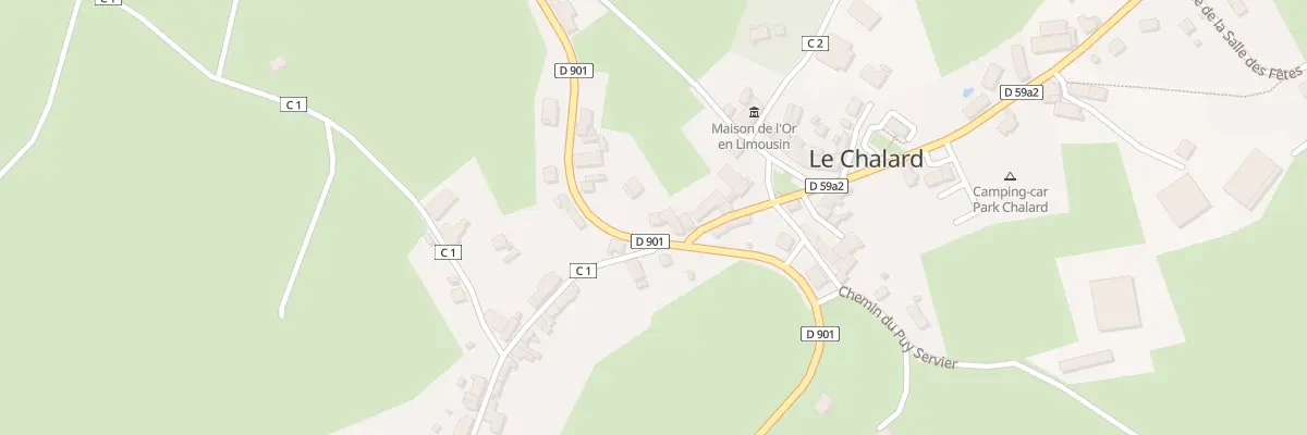 Plan du 5028 Le Bourg au Chalard