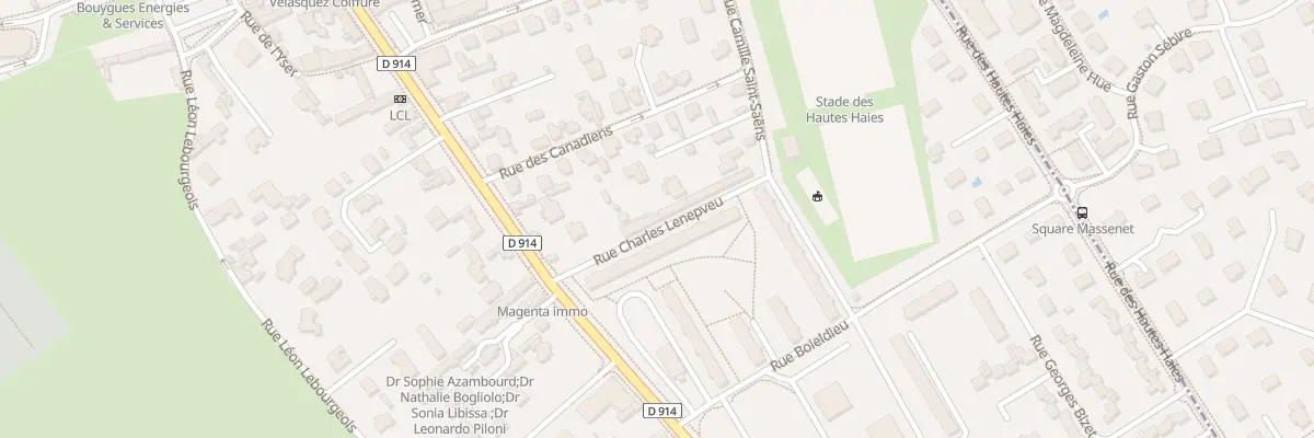 Plan du 15 Rue Boieldieu à Bonsecours