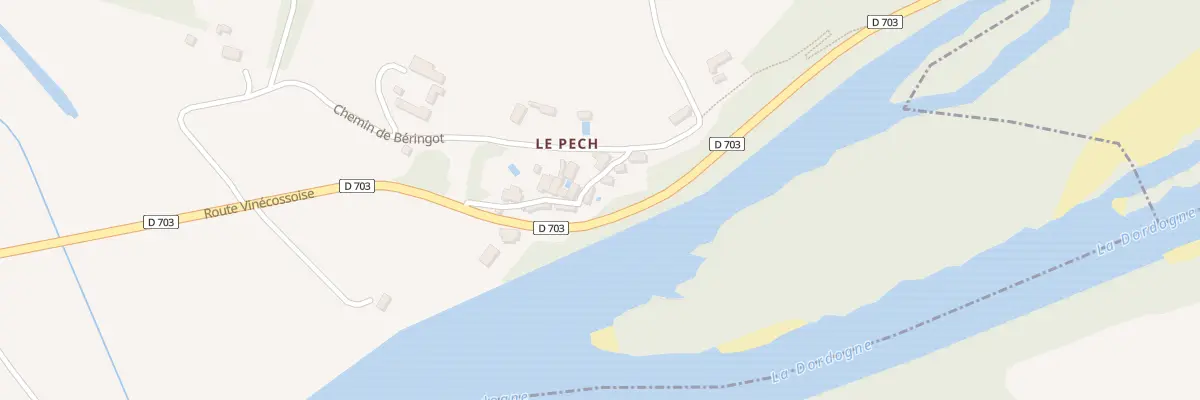 Plan du 93 Le Pech à Saint-Vincent-de-Cosse