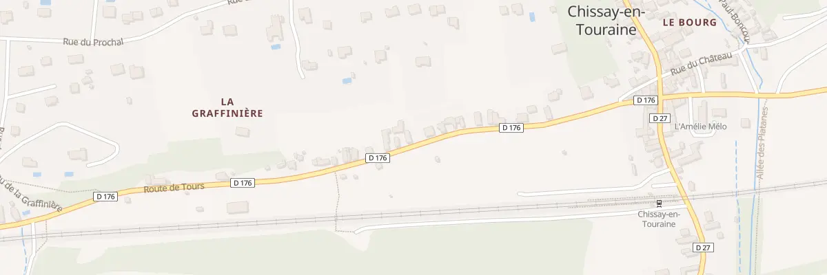 Plan du 24 Rte de Tours à Chissay-en-Touraine