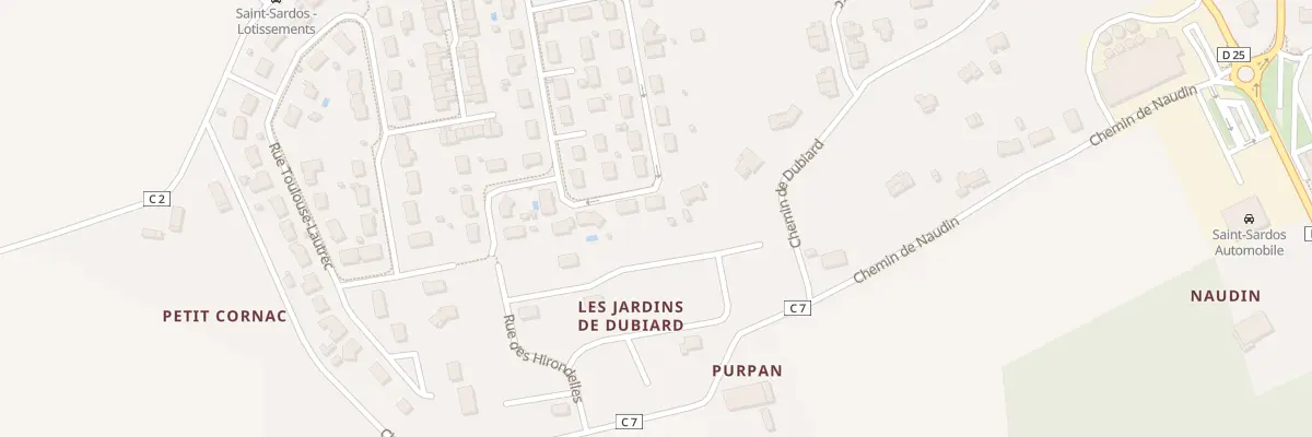 Plan du 23 Rue Ingres à Saint-Sardos